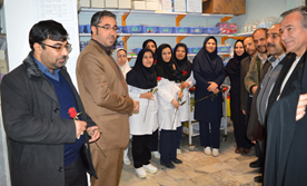 بازدید اعضای شورای اسلامی از بیمارستان امام رضا (ع) به مناسبت روز پرستار و مهندس